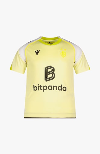 Macron FC Basel Away Replica Kinder Fussballtrikot 26/27 Gelb
