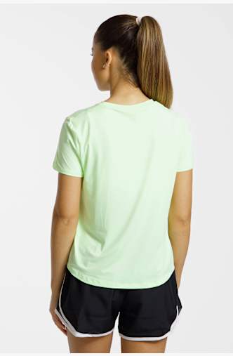 Nike One Swoosh t-shirt femmes Jaune