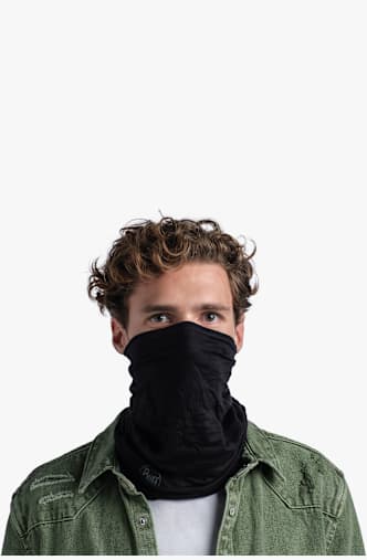 Buff Lightweight scaldacollo in merino Nero