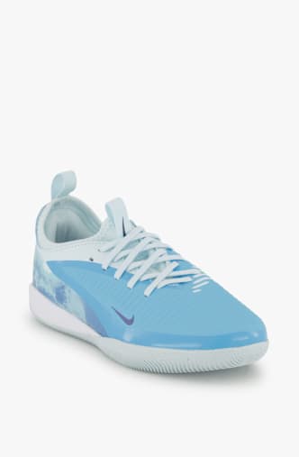 Nike Phantom 6 Low Academy Erling Haaland IC chaussures de football enfants Bleu