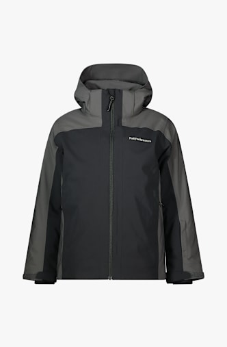 PEAK PERFORMANCE Maroon Blocked HIPE® 2L Insulated Kinder Skijacke Schwarz