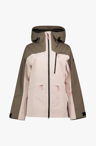 PEAK PERFORMANCE Vertec HIPE® 3L veste de freeride femmes Marron