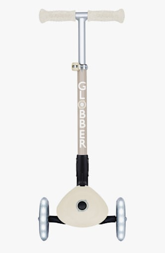 Globber Foldable Lights Eco Kinder Scooter Beige