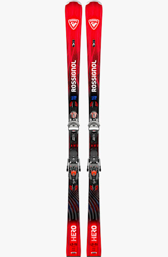 Rossignol Hero LT TI Konect Ski Set 26/27 Rot