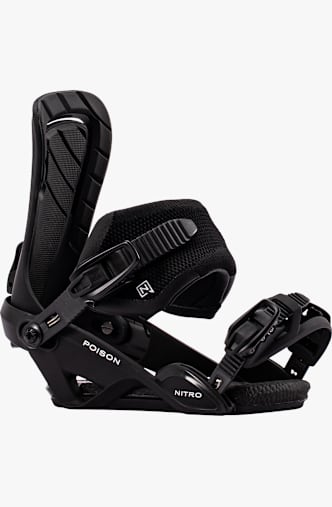 Nitro Poison fixation du snowboard femmes Noir