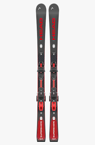 HEAD Supershape e-Rally Ski Set 26/27 Grau