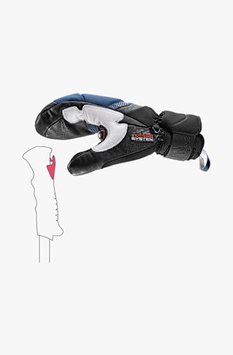 LEKI Griffin Base 3D Herren Fausthandschuh Blau