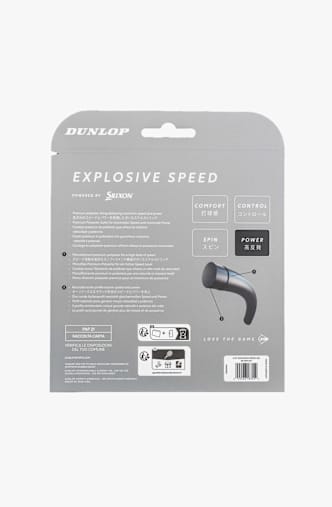 Dunlop Explosive Speed- 16G corda da tennis Nero