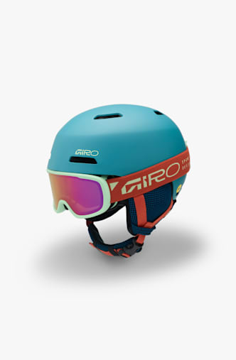 GIRO Crüe Mips FS Combo Kinder Skihelm + Brille Blau