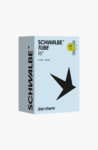 Schwalbe AV3 16" 47/62-305 chambres a air Noir