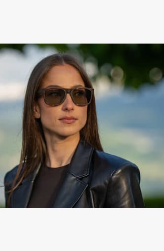 React No 7 lunettes de sport Marron