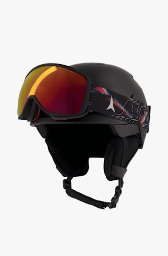 ATOMIC Revent Combo casco da sci + occhiali bambini Nero