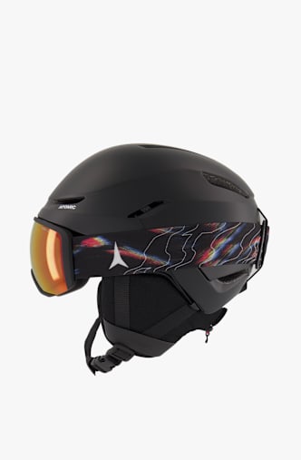 ATOMIC Revent Combo casco da sci + occhiali bambini Nero