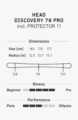 HEAD Discovery 78 Pro set sci 26/27 Marrone
