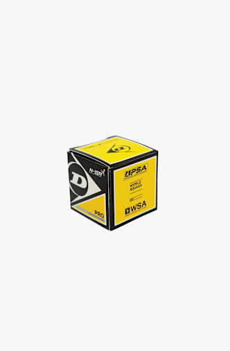 Dunlop 12-Pack Pro Squashball Schwarz