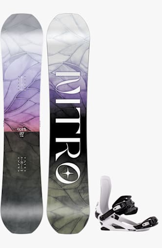 Nitro Spirit set snowboard bambini 26/27 Viola