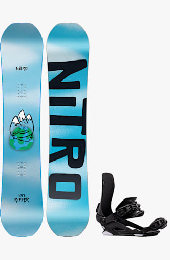 Nitro Ripper 132-137 set snowboard bambini 26/27 Blu