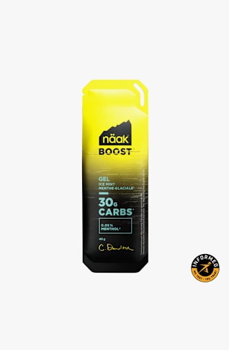 näak Boost Energy™ Ice Mint 12 x 48 g Energy Gel Gelb