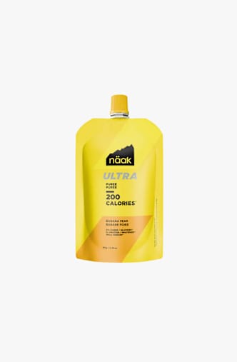 näak Ultra Energy™ Banana & Pear 12 x 95 g smoothie gel Jaune