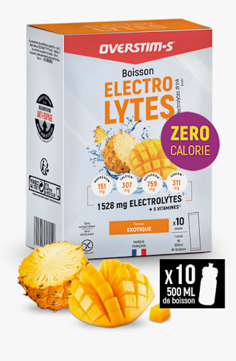 Overstim's Electrolytes Drink Exotic 10 x 8 g Getränkepulver Orange