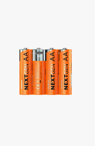 Xtorm 4-Pack ricaricabili AA batterie Arancia