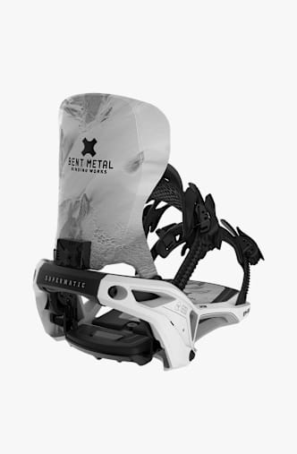 Bent Metal Lightning Supermatic attachi da snowboard Bianco