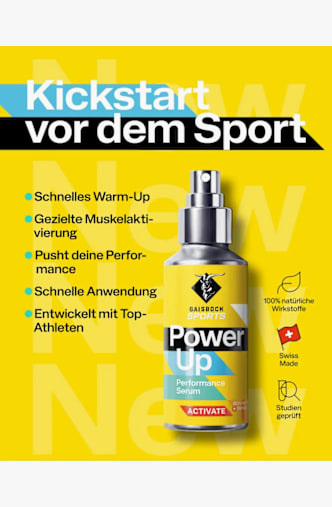 GAISBOCK PowerUp Performance 100 ml siero Giallo