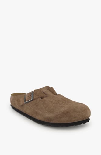 Birkenstock Boston Regular Fit Herren Slipper Braun