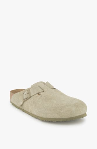 Birkenstock Boston Regular Fit slipper uomo Beige