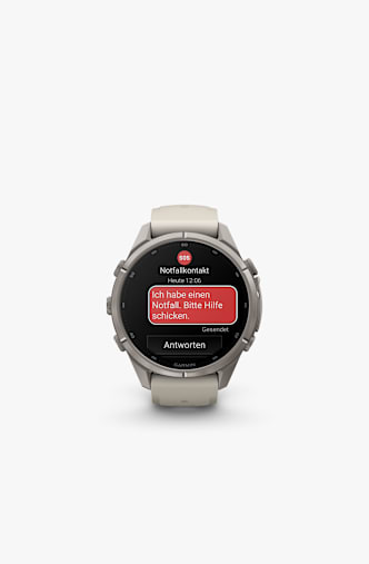 GARMIN fēnix® 9 Pro inReach® 43 mm Sportuhr Grau