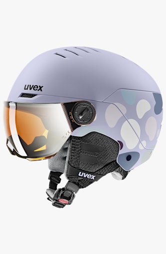 uvex rocket visor casco da sci bambini Viola