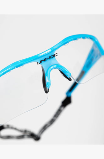 Unihoc Victory Kinder Unihockey Brille Blau