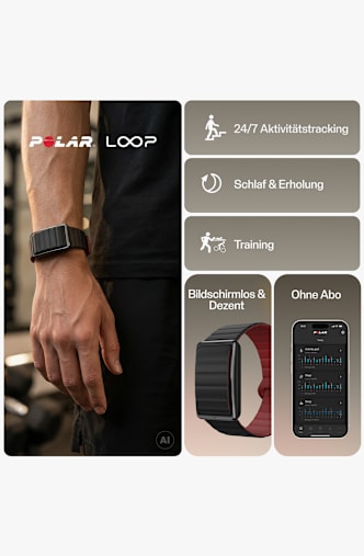 Polar Loop S-M fitness tracker Nero