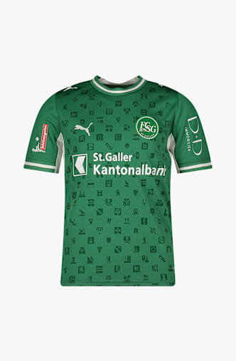PUMA FC St.Gallen Home Replica maglia da calcio bambini 26/27 Verde