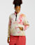 BEACH MOUNTAIN OUTENIQUA pile AOP donna con mezza cerniera Bianco Panna
