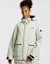 BEACH MOUNTAIN giacca da snowboard donna Bianco Panna