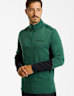 Daehlie Shield Wool Half-Zip midlayer hommes Vert
