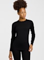 icebreaker Merino 200 Oasis maniche lunghe termica donna Nero 1483 1