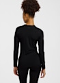 icebreaker Merino 200 Oasis maniche lunghe termica donna Nero 1483 2