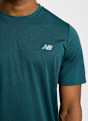 New Balance Athletics Run t-shirt hommes Vert 46705 4