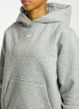 Nike Studio Fleece Medium Weight hoodie femmes Gris Clair 50856 4