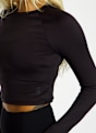 ON Studio Long-T Crop longsleeve femmes Noir 52499 4