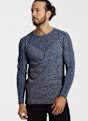 POWERZONE Seamless Herren Longsleeve Blau 52633 1