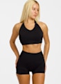 Nike Pro Seamless Dri-FIT Cropped Damen Top Schwarz 53116 1