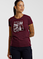 46 NORD t-shirt femmes Bordeaux 52875 1