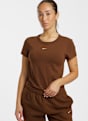 Nike Chill Knit Mod-Crop Damen T-Shirt Braun 52915 1