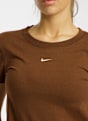 Nike Chill Knit Mod-Crop Damen T-Shirt Braun 52915 4