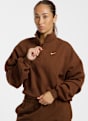 Nike Studio Fleece Crop pulls femmes Marron 52909 1