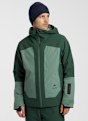 ALBRIGHT Nendaz Colorblock giacca da sci uomo Verde 64890 1