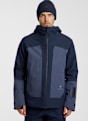 ALBRIGHT Nendaz Colorblock veste de ski hommes Bleu 64894 1